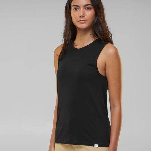 Women's Barranco Sleeveless Top in Black by Vallier, size L - Picture 2 of 5